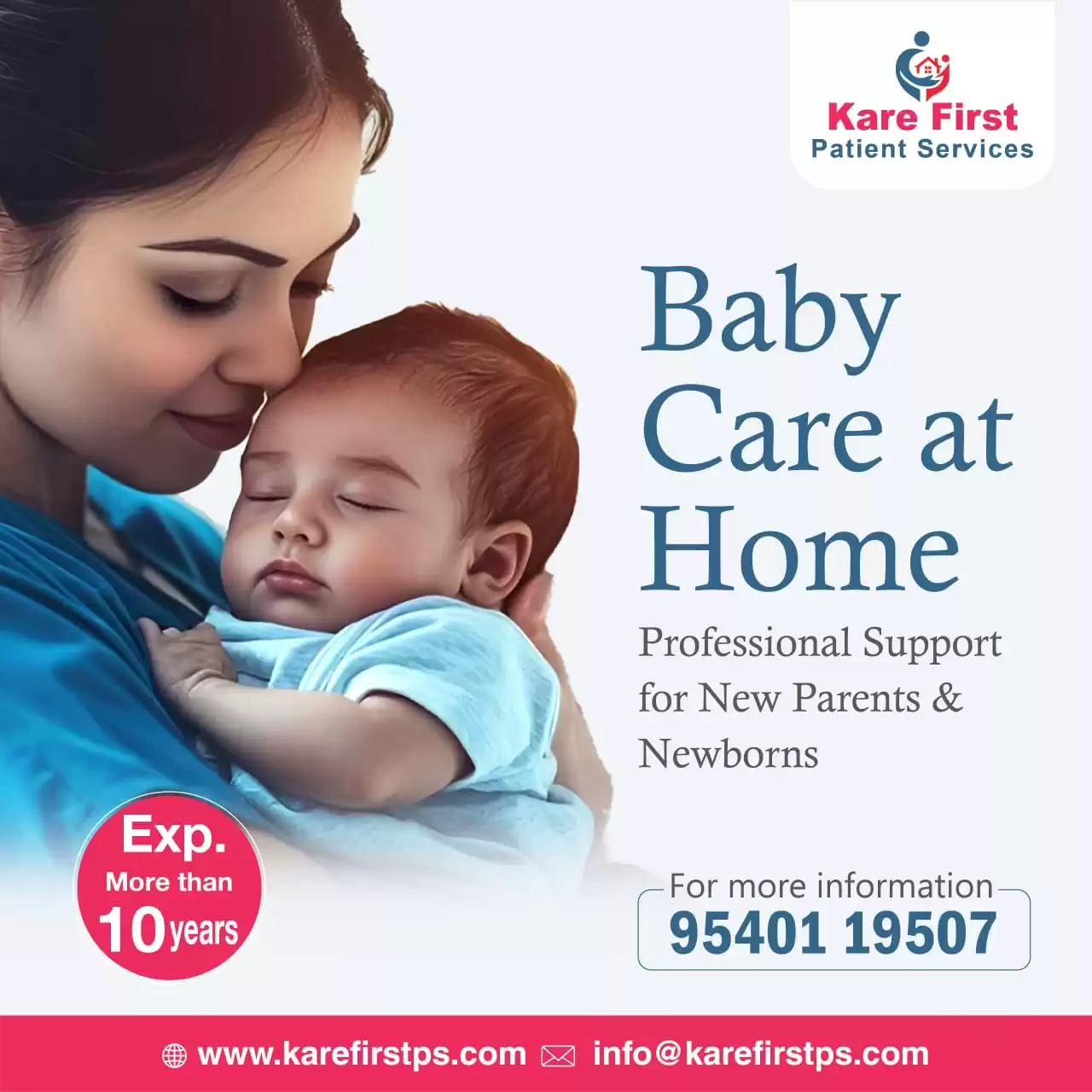 Baby Care at Home – Professional Support for New Parents & Newborns